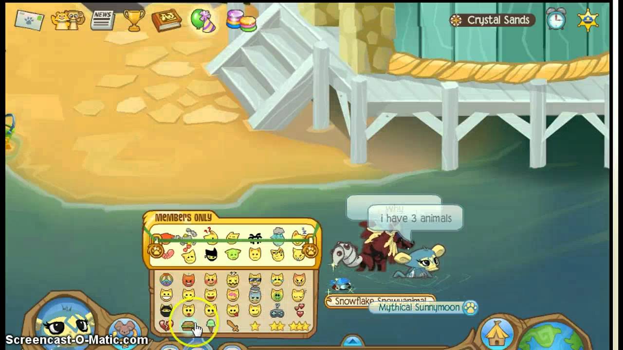 My Screencas three animals for a nonmember???
