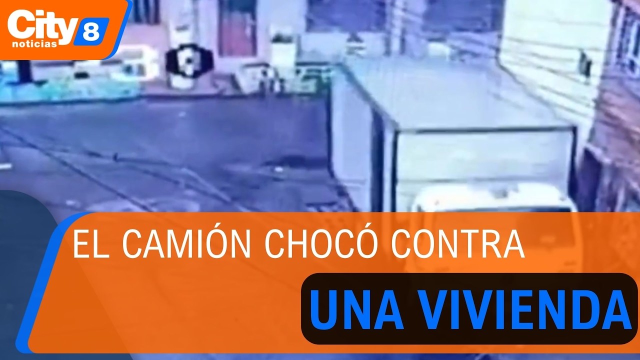 Camión pierde el control y se estrella contra vivienda en San Cristóbal | CityTv