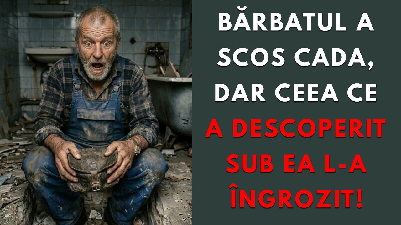 Bărbatul a scos cada, dar ceea ce a descoperit sub ea l-a îngrozit!