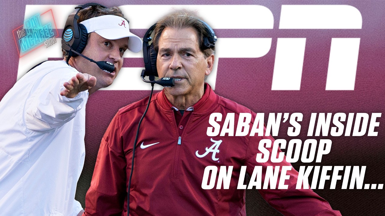 Does Nick Saban KNOW if Lane Kiffin is leaving Ole Miss? 👀🍿 | The Pat McAfee Show