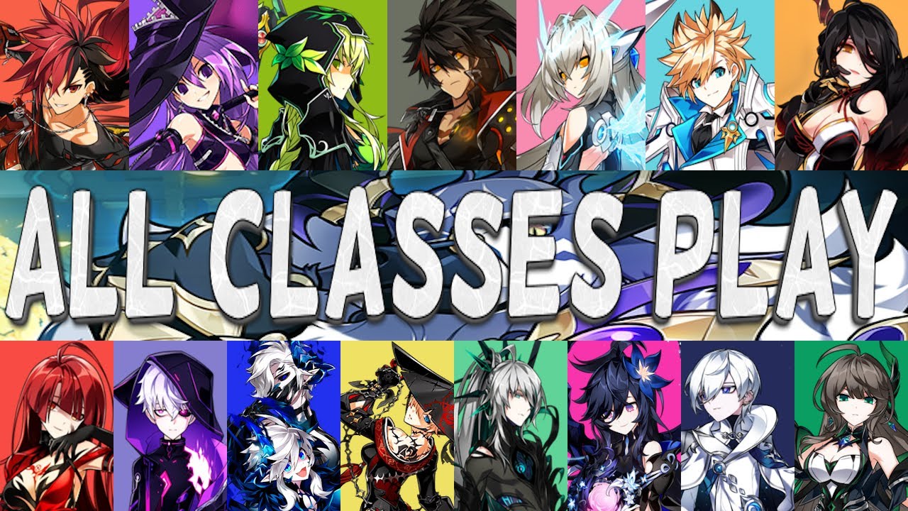 Elsword : All 60 Classes Play (2025) Post Mod E edition