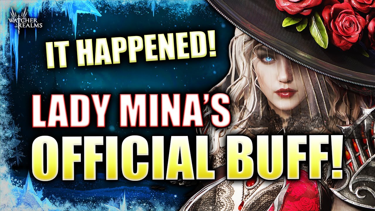 OFFICIAL BUFF BREAKDOWN Lady Mina NEW KIT - Complete Review! THEY LISTENED! ⁂ Watcher of Realms