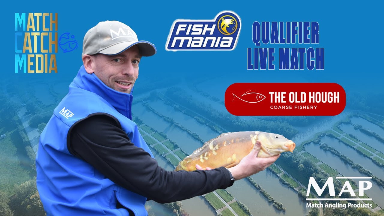Fishomania LIVE MATCH | OLD HOUGH FISHERIES - | Match Fishing | Match Catch Media