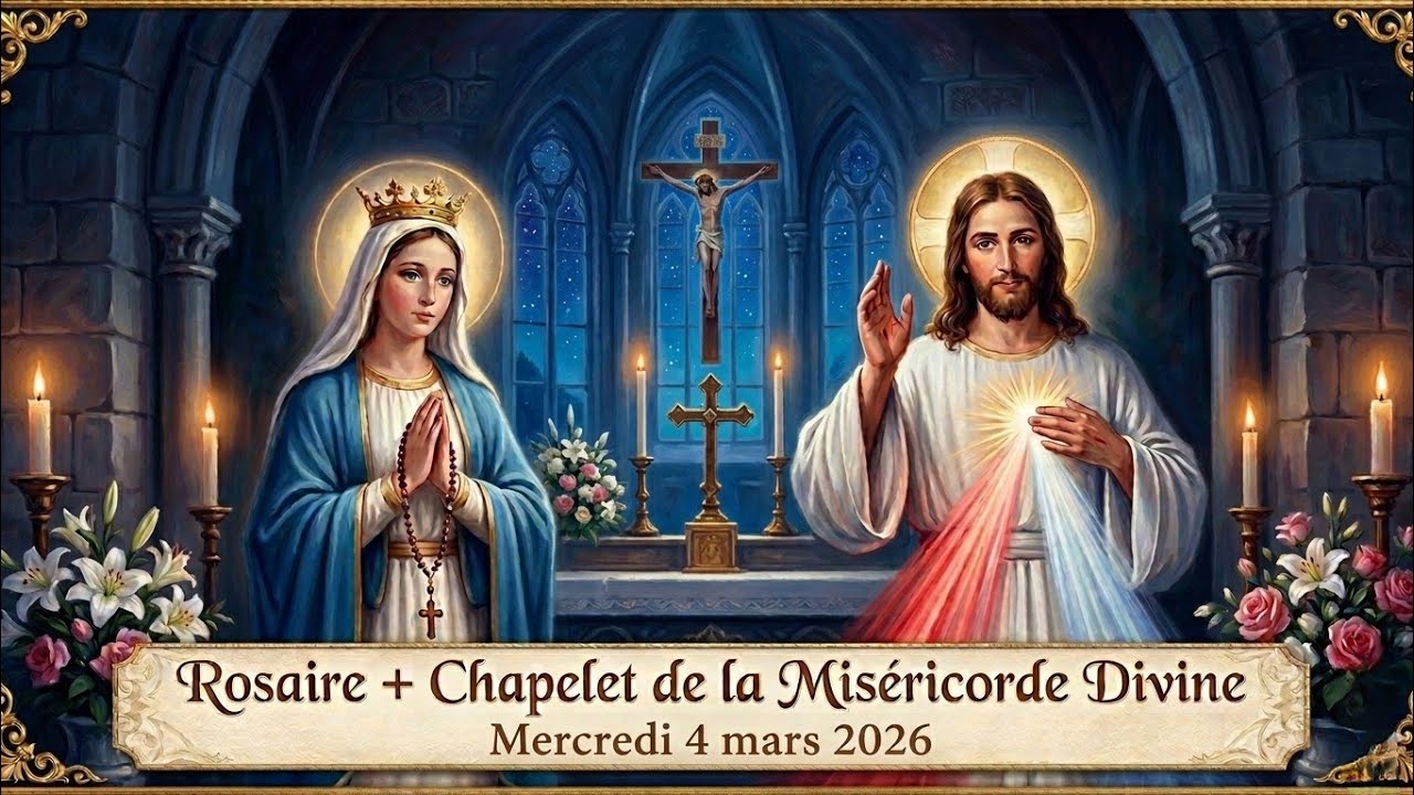 3/03/2026 Rosaire + Chapelet de la Miséricorde Divine 🙏🏻🙏🏻🙏🏻