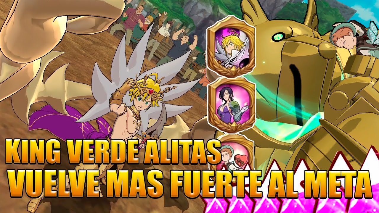 Meliodas Rey Demonio con King Verde Alitas Destruyen el Pvp / The Seven Deadly Sins: Grand Cross