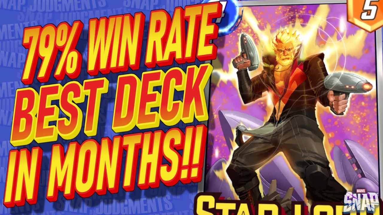 79% Win Rate! Best Deck and Best Stats in Marvel Snap!