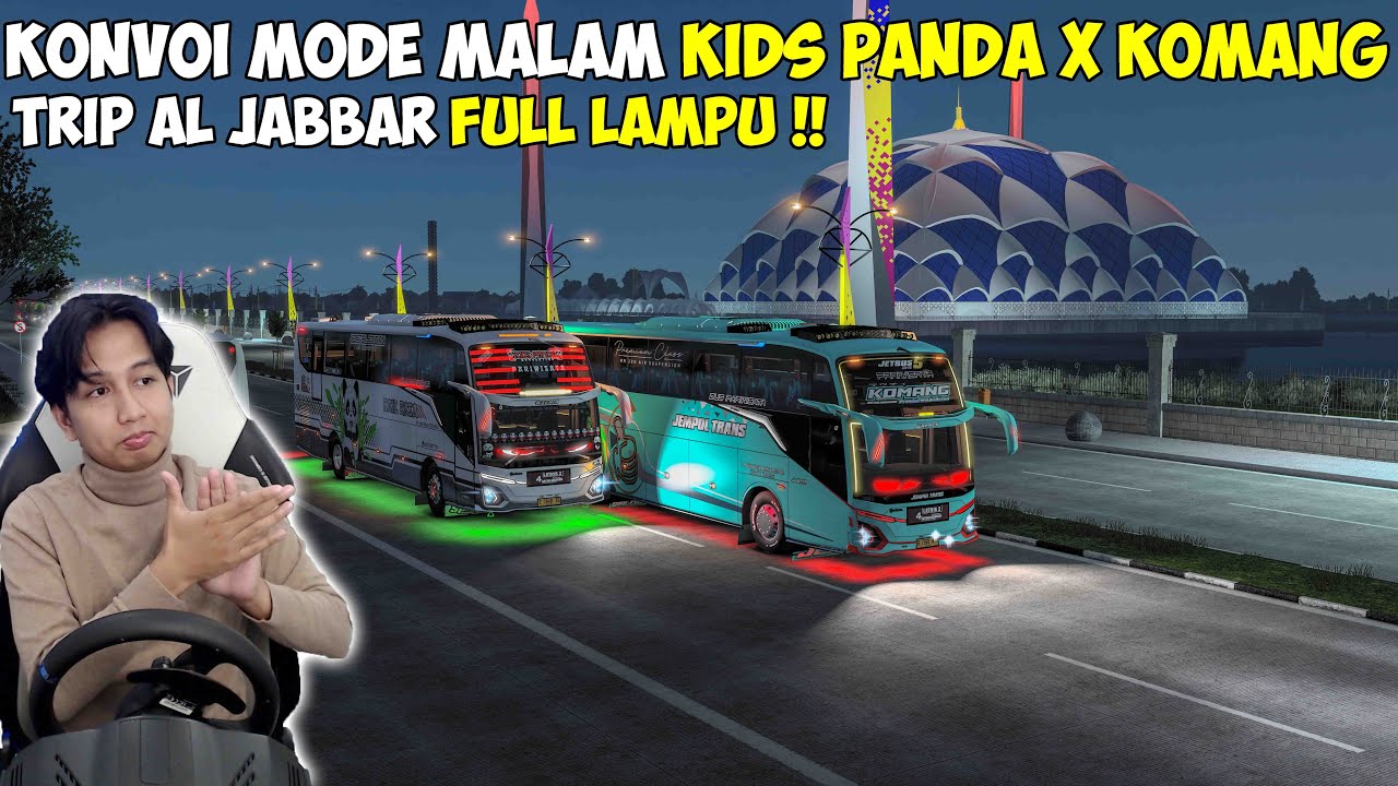 KONVOI MODE MALAM KIDS PANDA X KOMANG !! TRIP AL JABBAR INI FUL LAMPU VARIASI DAN BASURI