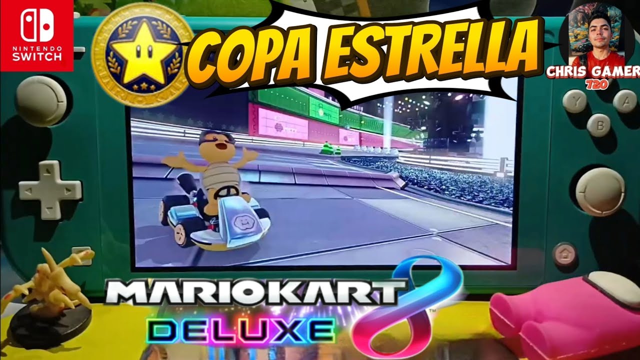 Mario Kart 8 Deluxe | Copa Estrella 150cc ⭐ Máximo Rango en Switch Lite | Gameplay en Español