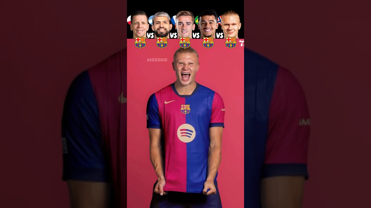 Szczesny VS Aguero VS Griezmann VS Coutinho VS Haaland 🥶🥵 Join Barcelona Challenge