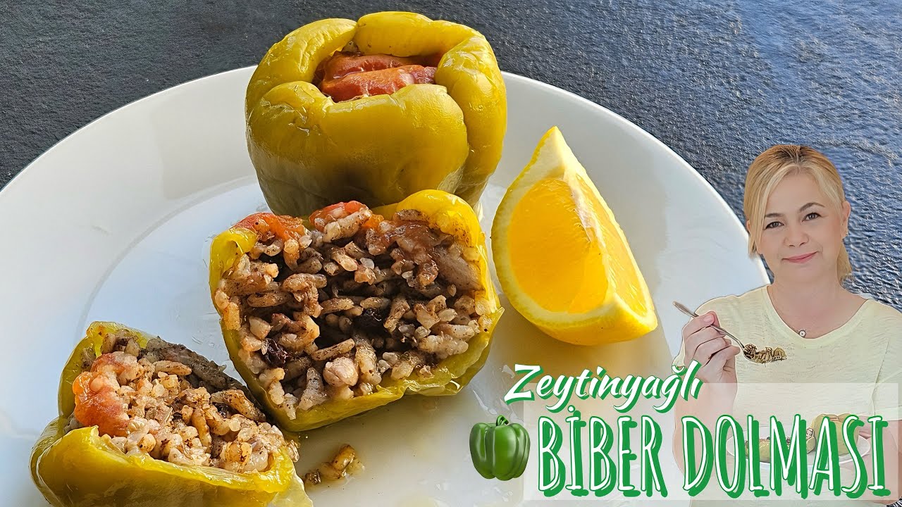 Tam Kıvamında Zeytinyağlı 🫑 Biber Dolması