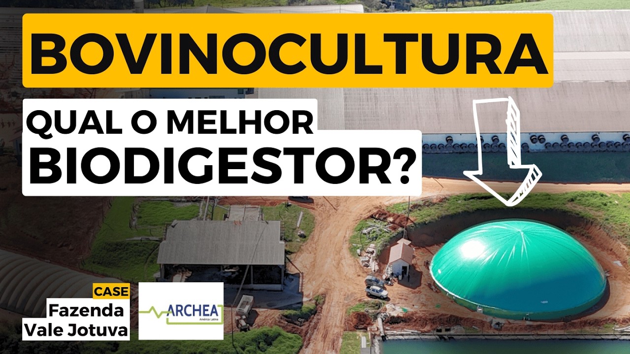 BIODIGESTOR CSTR | Ideal para bovinocultura de leite free stall e compost barn