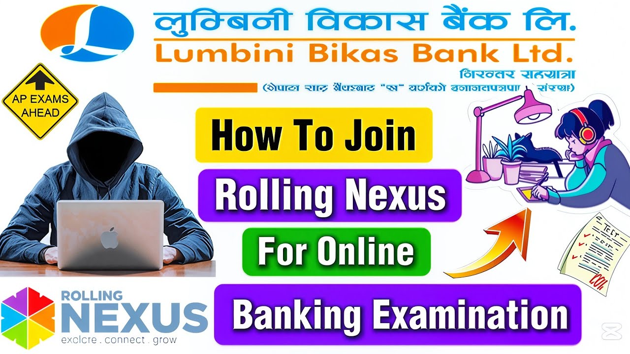 How To Connect Rolling Nexus For Online Examination || Lumbini Bank Ko Written Exam Ma Kasare Jodine