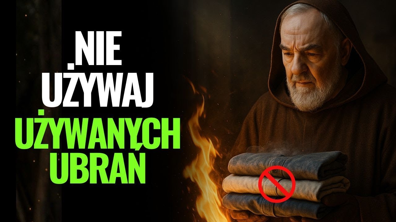 Ojciec Pio ostrzega: Nie używaj używanych ubrań, zanim tego nie usłyszysz