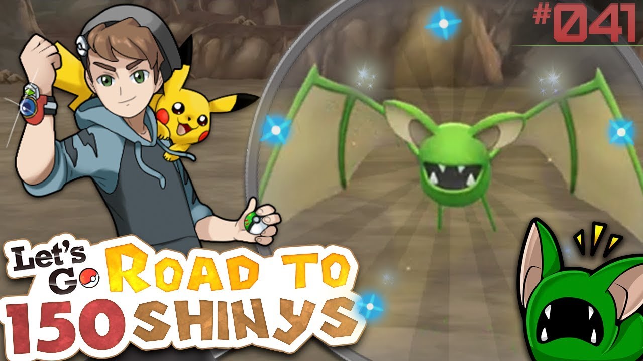 INSANE 11 COMBO • SHINY ZUBAT REACTION! • Pokémon Let's Go Pikachu & Eevee SHINY #009
