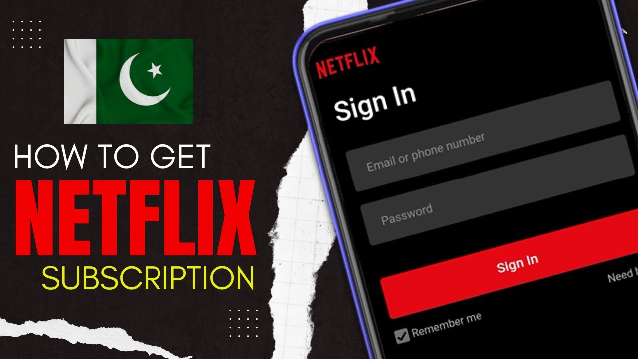 how to subscribe Netflix Mobile package in Pakistan, how to subscribe Netflix package in Pakistan