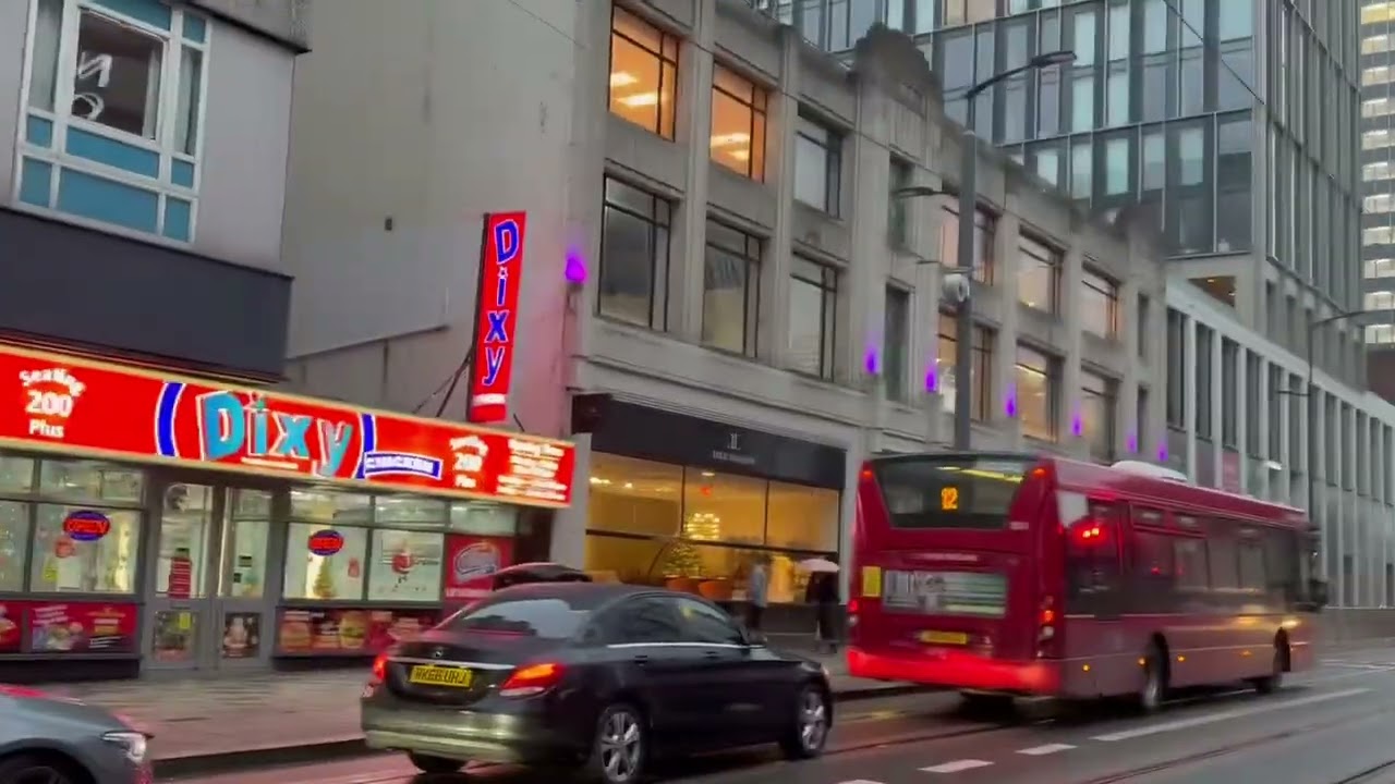 Broad Street, Night Life Area, Birmingham UK.