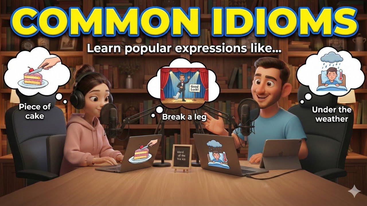 Common English Idioms | Expressions You Need to Know | English for beginners Podcast DAY 27/30 