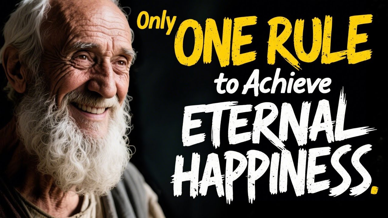 Just ONE Rule to achieve ETERNAL HAPPINESS | Stoicism Mindset