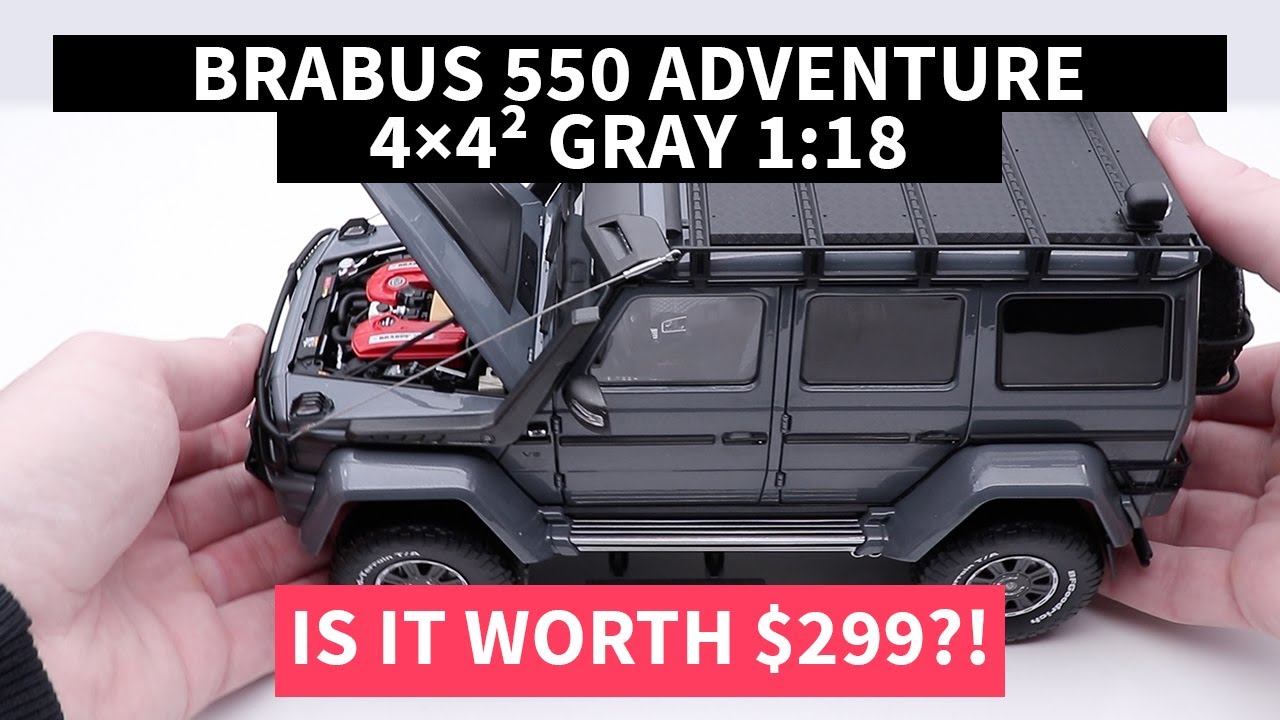 Brabus 550 Adventure Mercedes 4×4² Gray 1:18 - Is it worth $299?!