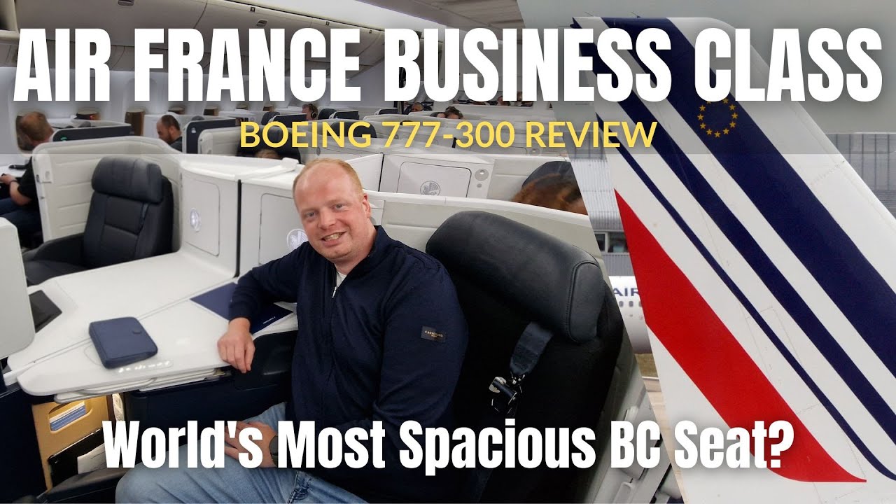 😲 Какое просторное кресло! Обзор бизнес-класса Boeing 777-300 Air France! Париж — Йоханнесбург