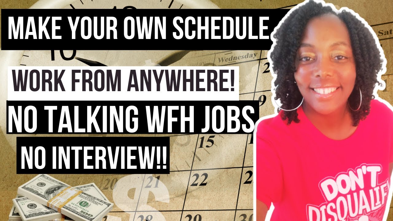 No Talking WFH Jobs Set Your Own Schedule!! Anyone Can Do This!!! $720 Per Week or More