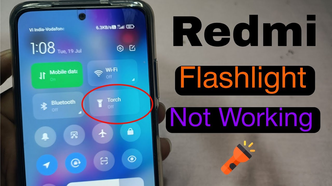 redmi flashlight not working | redmi y2 front flash light setting