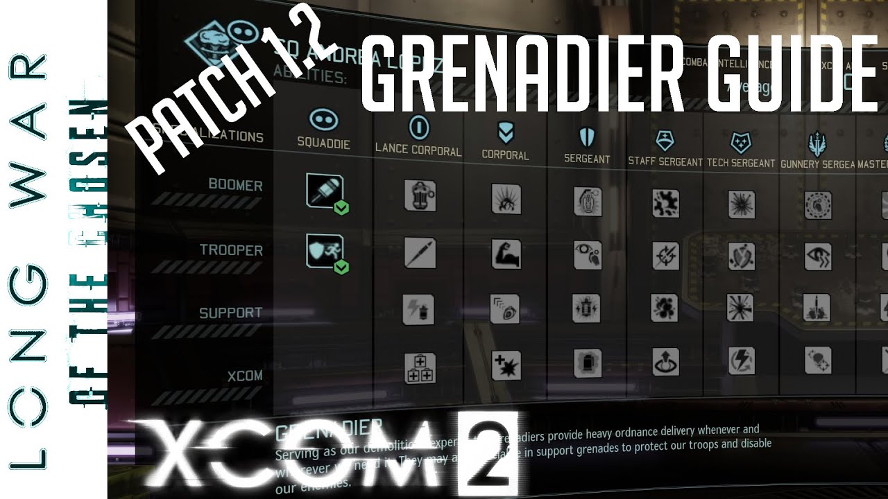 Grenadier Guide for XCOM 2 - Long War of the Chosen Patch 1.2 UPDATE