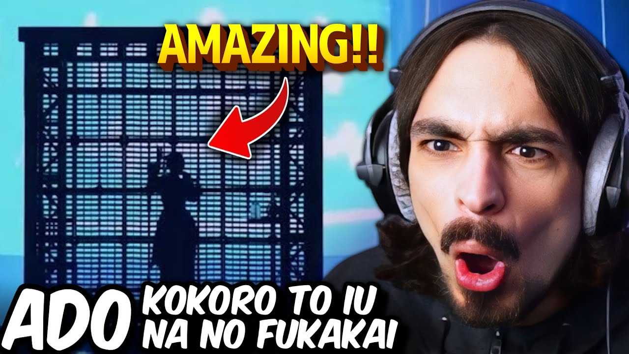 SHE'S UNIQUE!! | Ado - Kokoro to iu na no Fukakai / 心という名の不可解 live (Reaction) | Guitarist reacts to