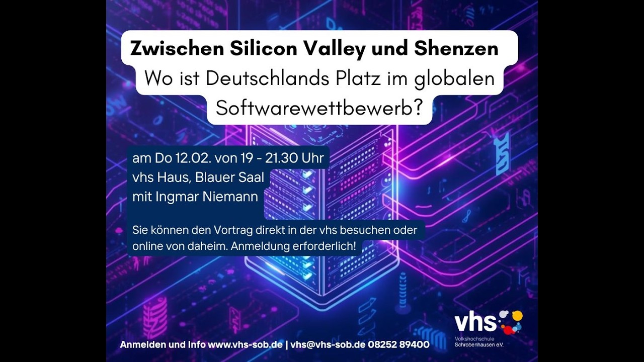 Zwischen Silicon Valley und Shenzen – Wo ist Deutschlands Platz im globalen Softwarewettbewerb?