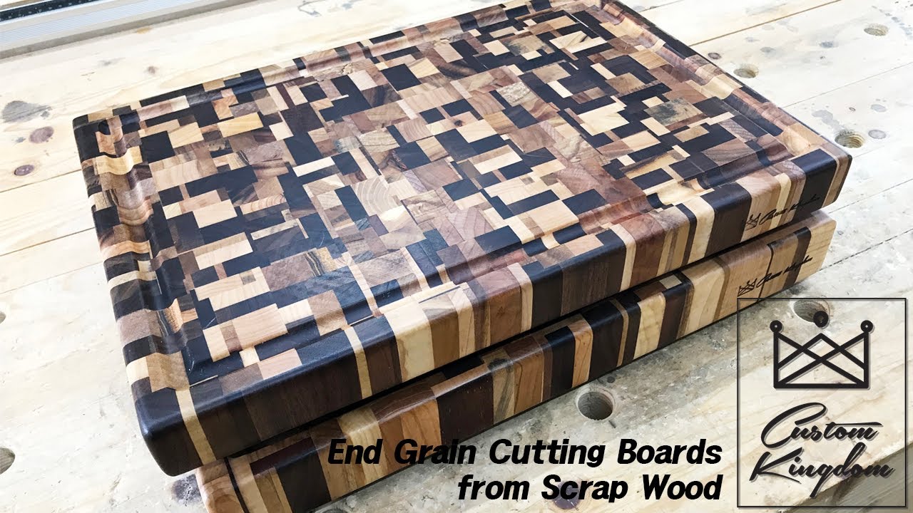 End Grain Cutting Boards from Scrap Wood