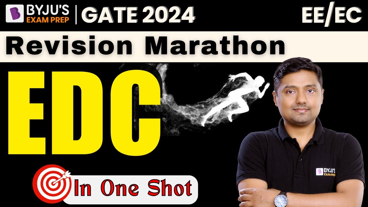 EDC in One Shot | GATE 2024 EE/EC | Revision Marathon Class🏃‍♂️| BYJU'S GATE