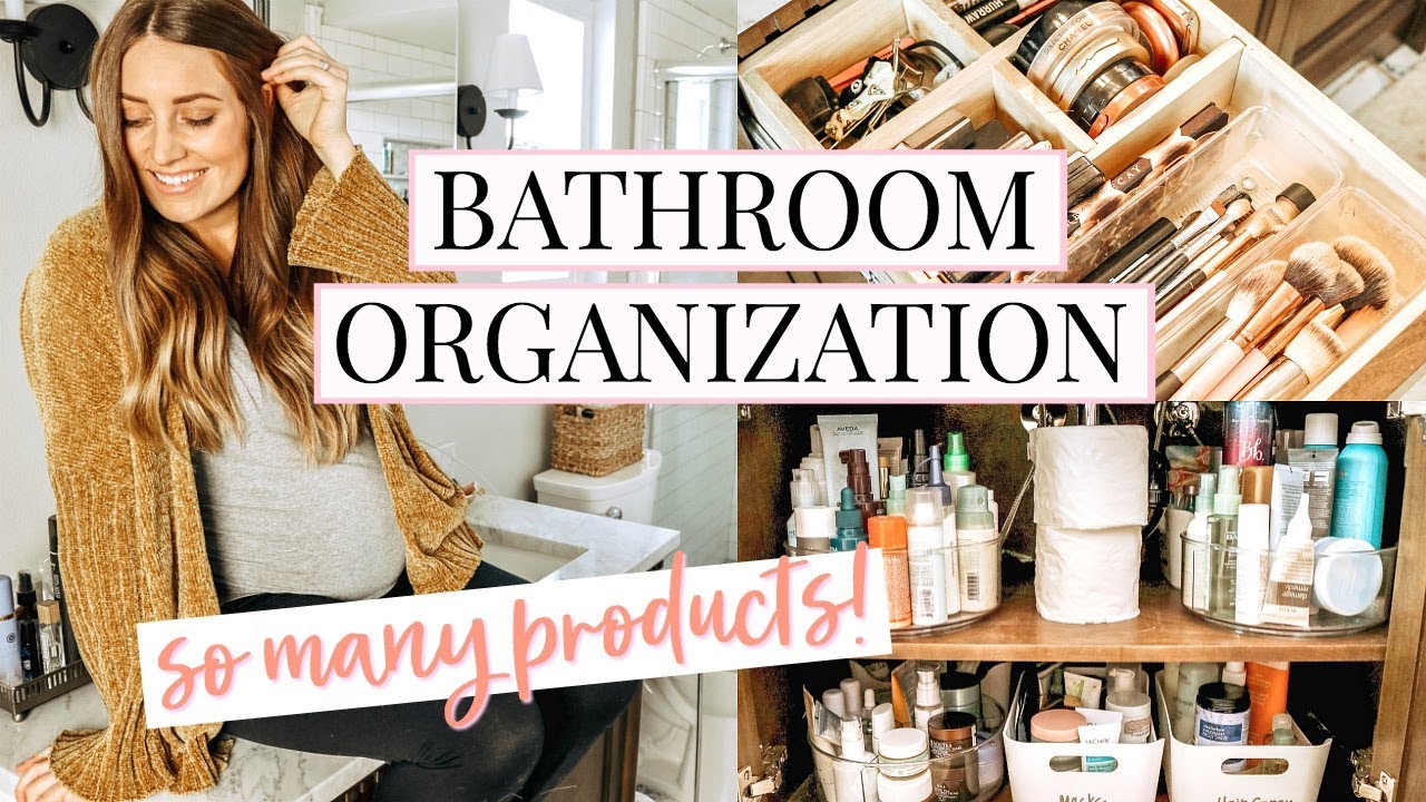 MASTER BATHROOM ORGANIZATION & CLEAN OUT | Kendra Atkins