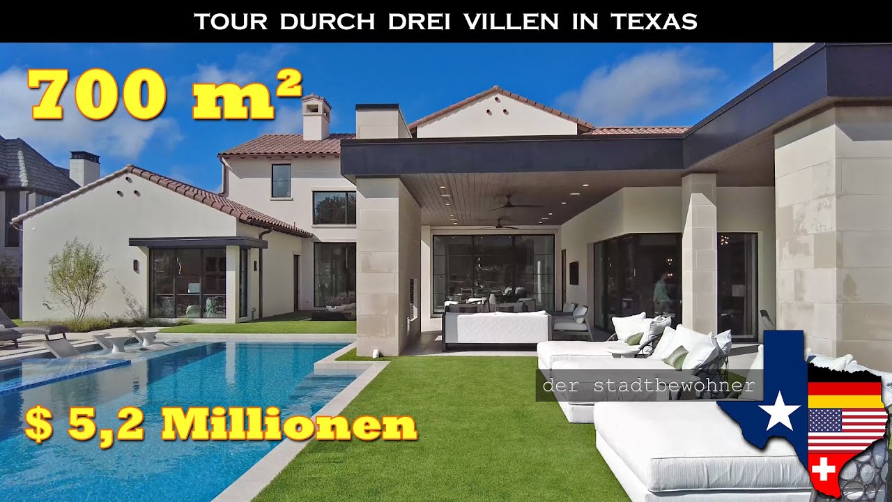 Tour durch drei 5 Millionen-Dollar-Villen in Texas