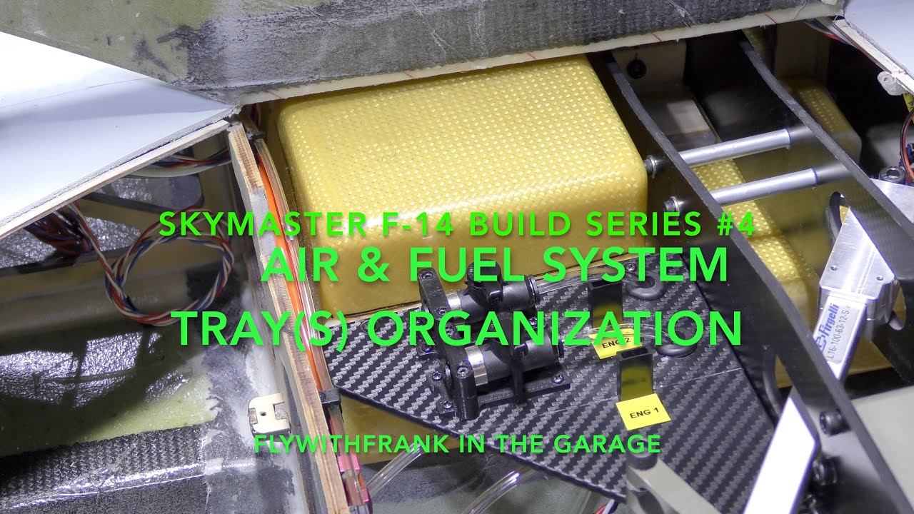 Skymaster F-14 Build Series #4: Fuel and Air System Trays