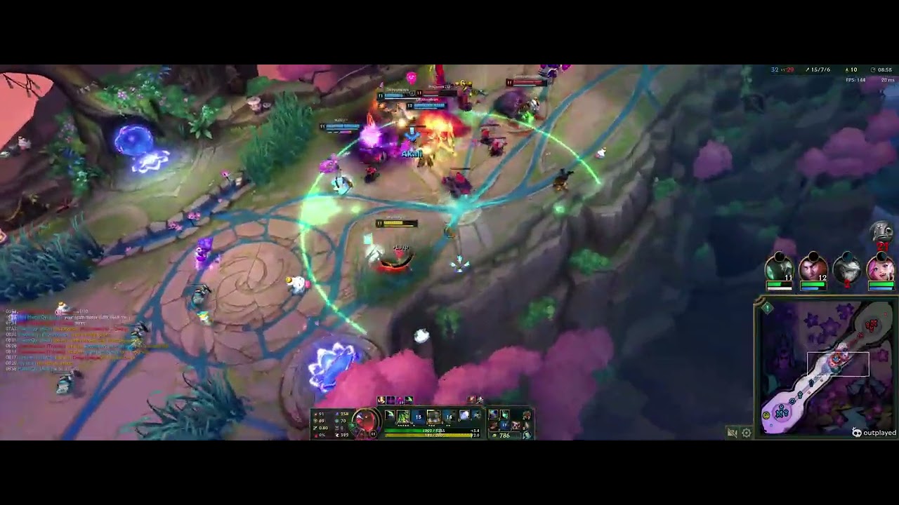 Clean Akali dive