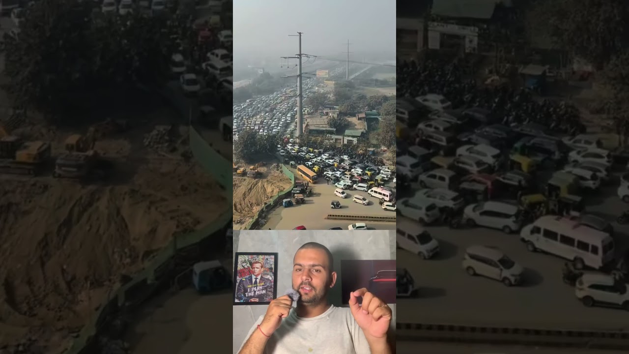 One Small Mistake Caused This Traffic Jam 😳 Delhi Road Viral Moment 🚗🚦