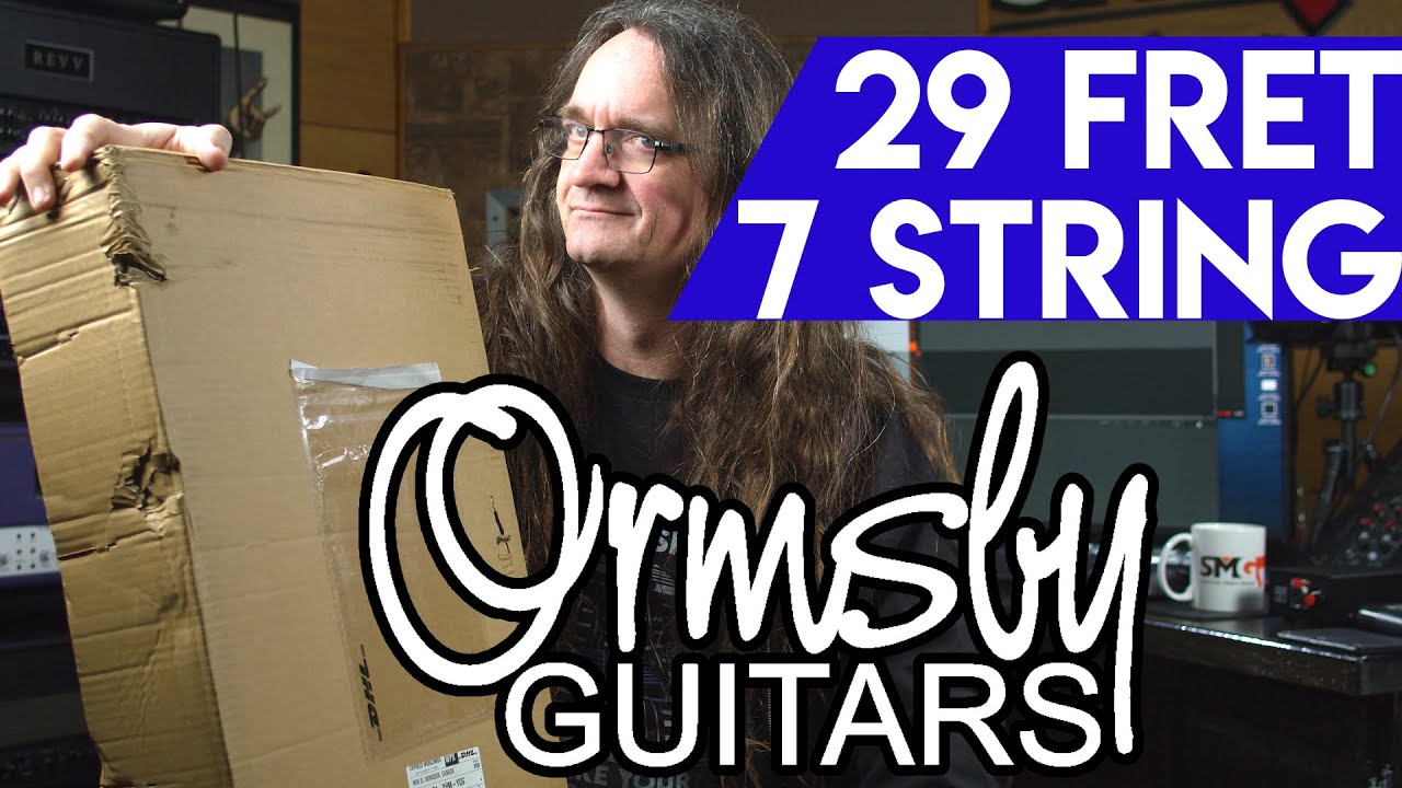Unboxing a 7 String 29 Fret Ormsby Guitar!