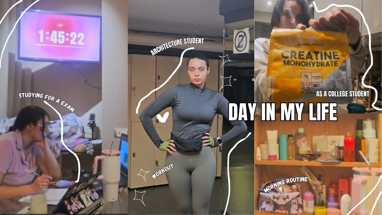 Day in My Life✨ Morning Routine, Gym & Studying for My Exam | Student Life