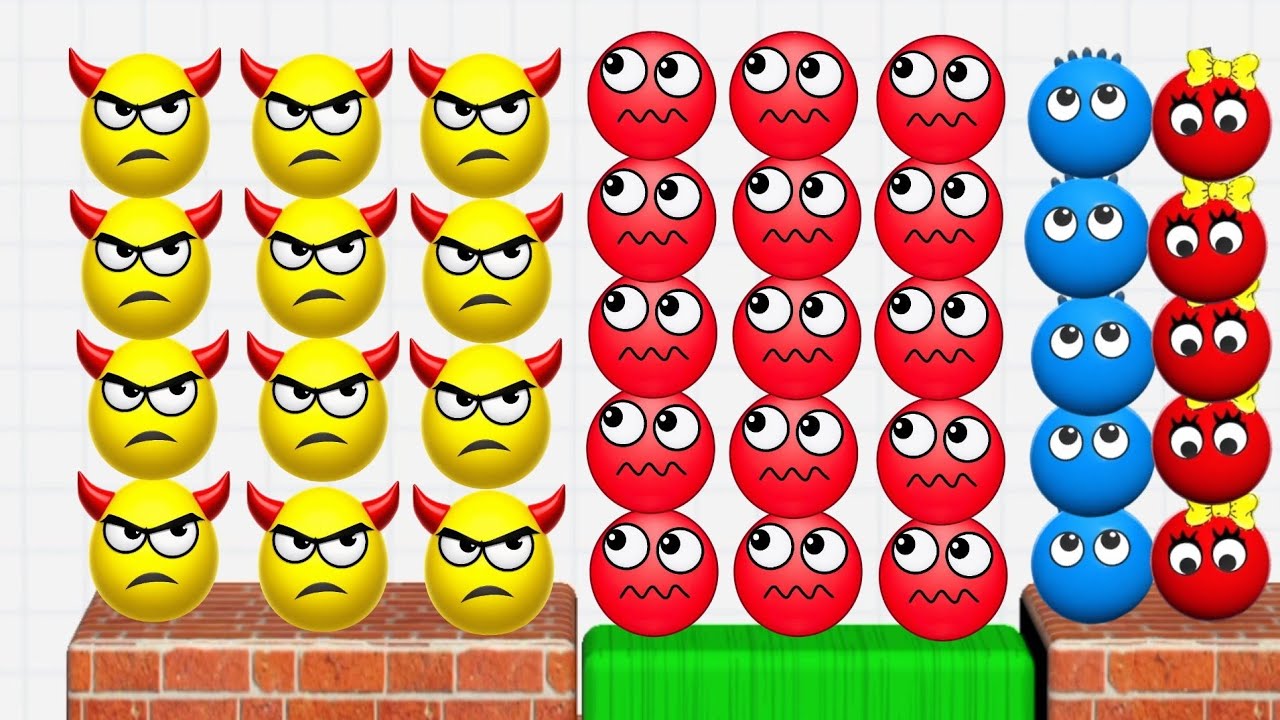 Difference 😂 3×3 Games Challenges / Hide Ball 🆚 Draw to Smash 🆚 Lucky Balls 2048 Gameplay part 50
