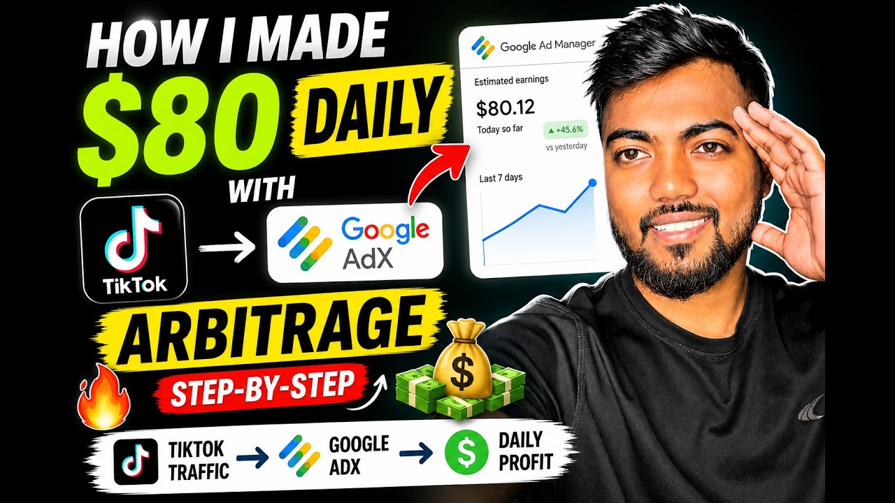 How I Made $80/Day Using TikTok Traffic & Google AdX 💰🔥