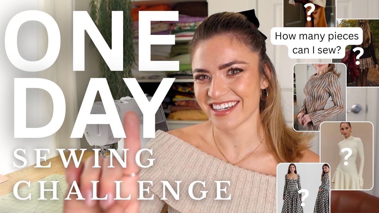 Швейный челлендж «ОДИН ДЕНЬ»! Сшиваю осенне-зимний гардероб за ОДИН ДЕНЬ!