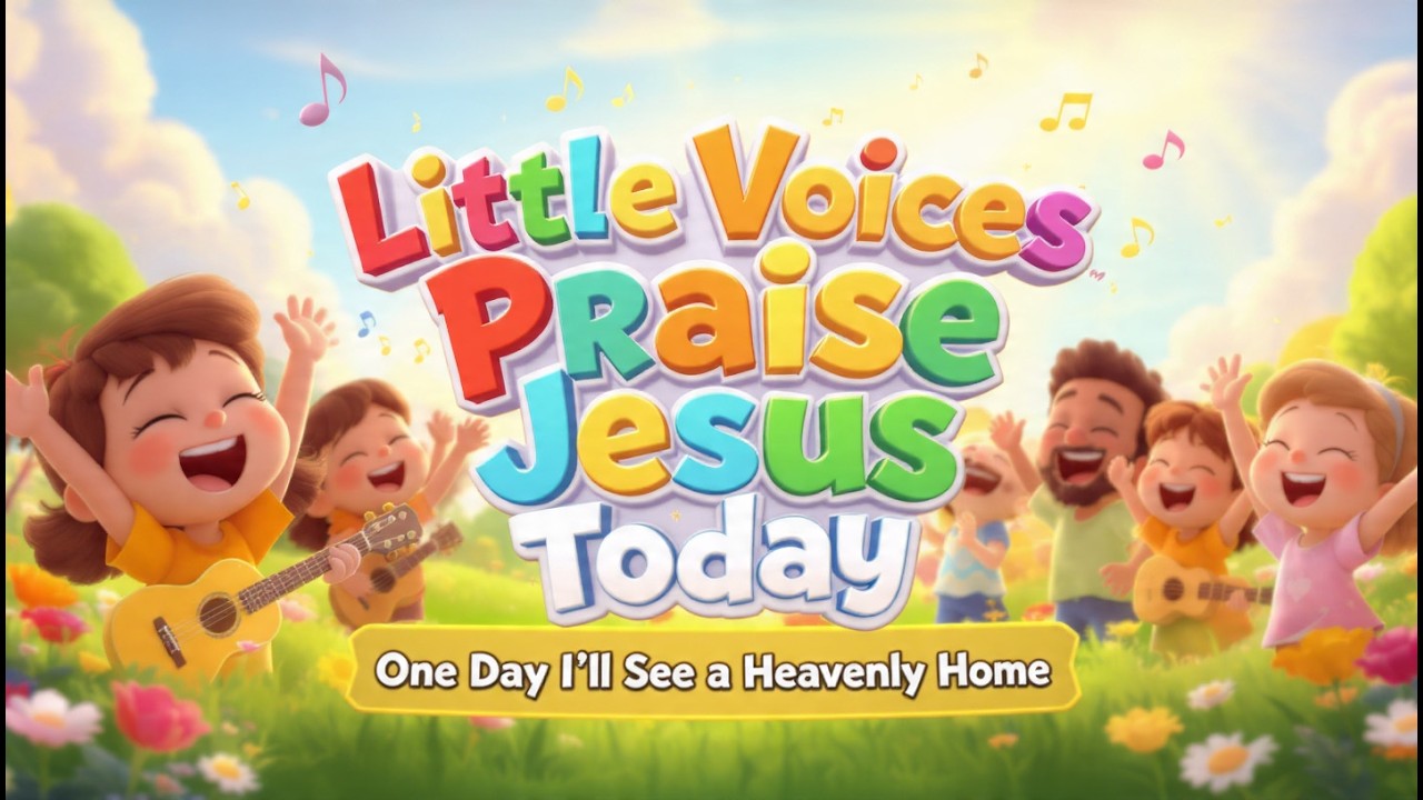 Little Voices Praise Jesus Today | One Day I’ll See My Heavenly Home #KidsWorship #SundaySchoolSongs