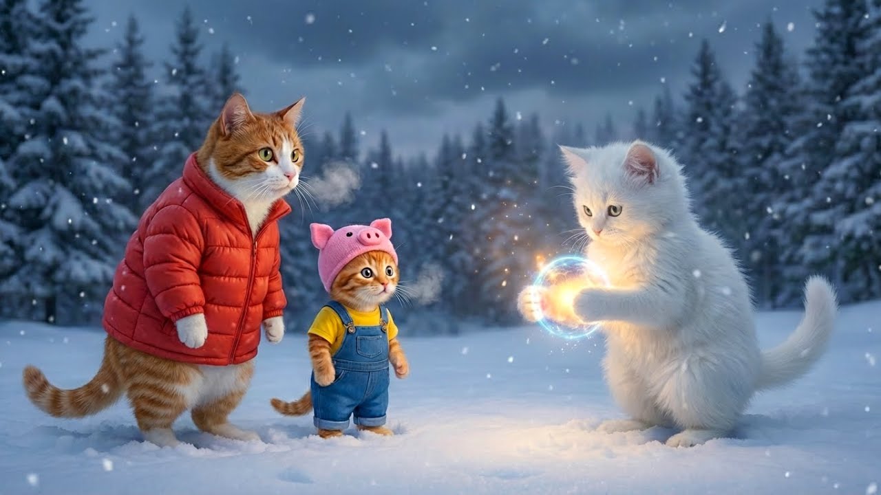 Ginger Kitten Found a MAGICAL Kitten In The Snow! ❄️✨