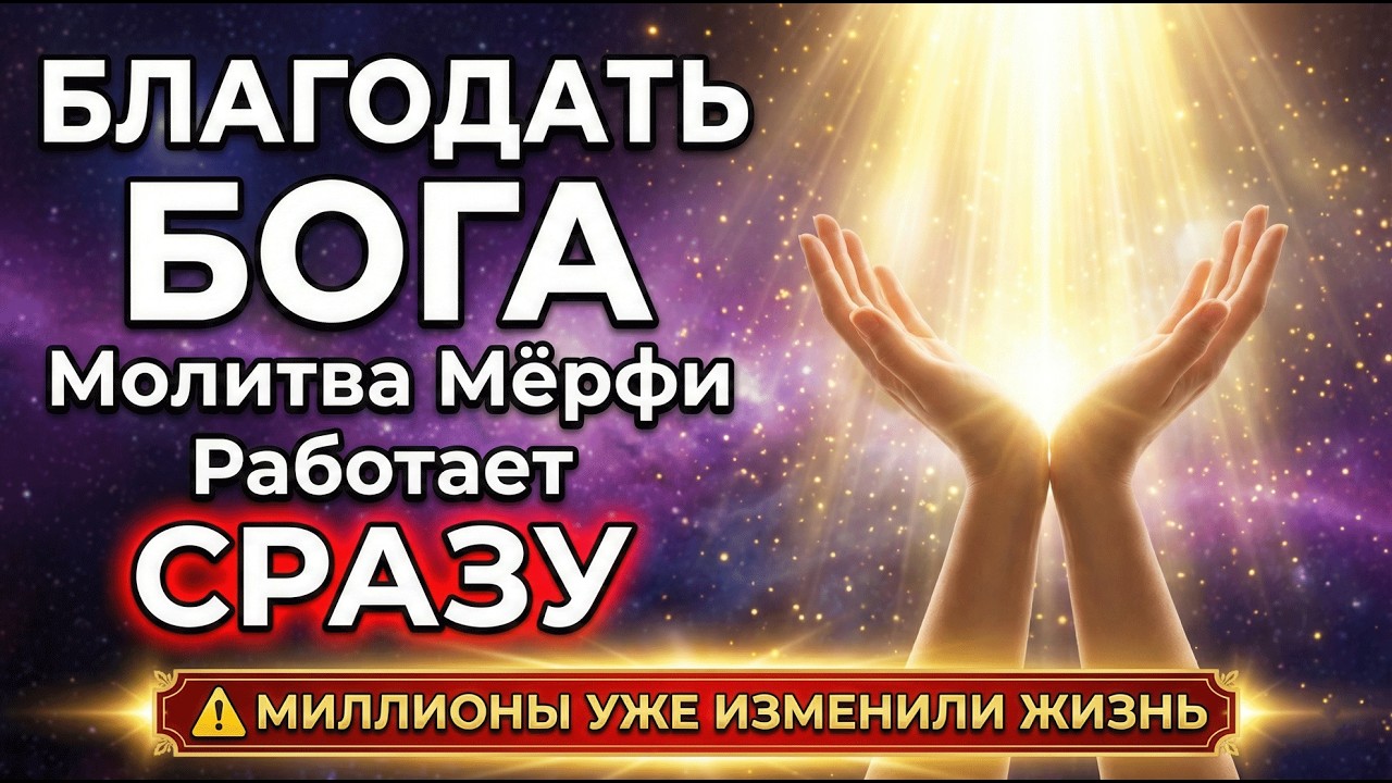 Благодать Бога — Моя Благодать | Молитва Мёрфи Которая РАБОТАЕТ Сразу