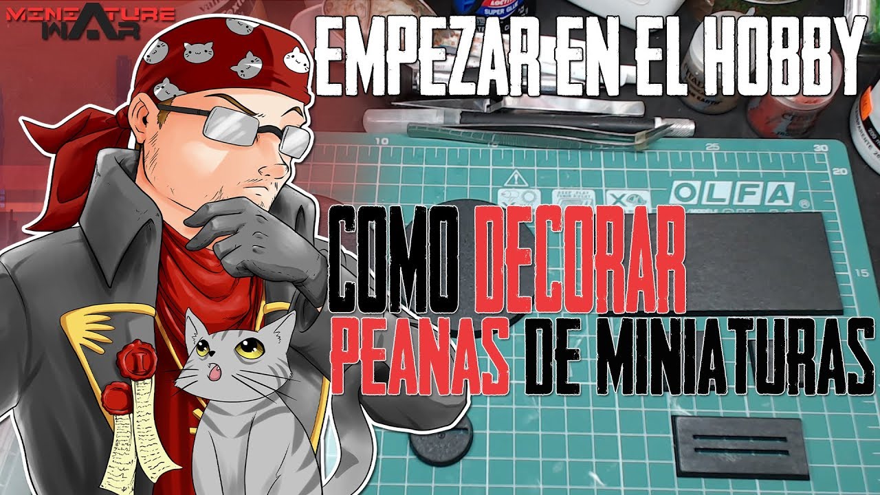 CÓMO DECORAR PEANAS y MATERIALES de WARGAMES y JUEGOS de MESA #5