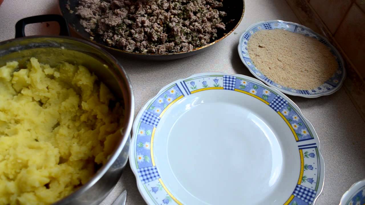 Krokiety ziemniaczane z mięsem