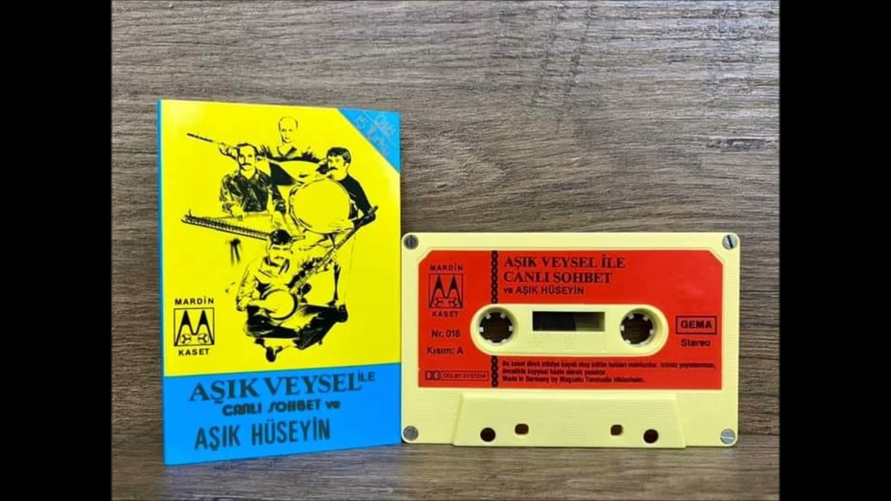 AŞIK VEYSEL İLE SOHBET-DERDİM TÜRLÜ TÜRLÜ-1973 YILI-MARDİN  KASET ORJİNAL