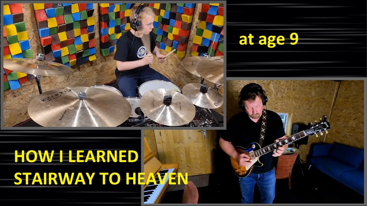 How I learned to play Stairway to heaven on drums at age 9.