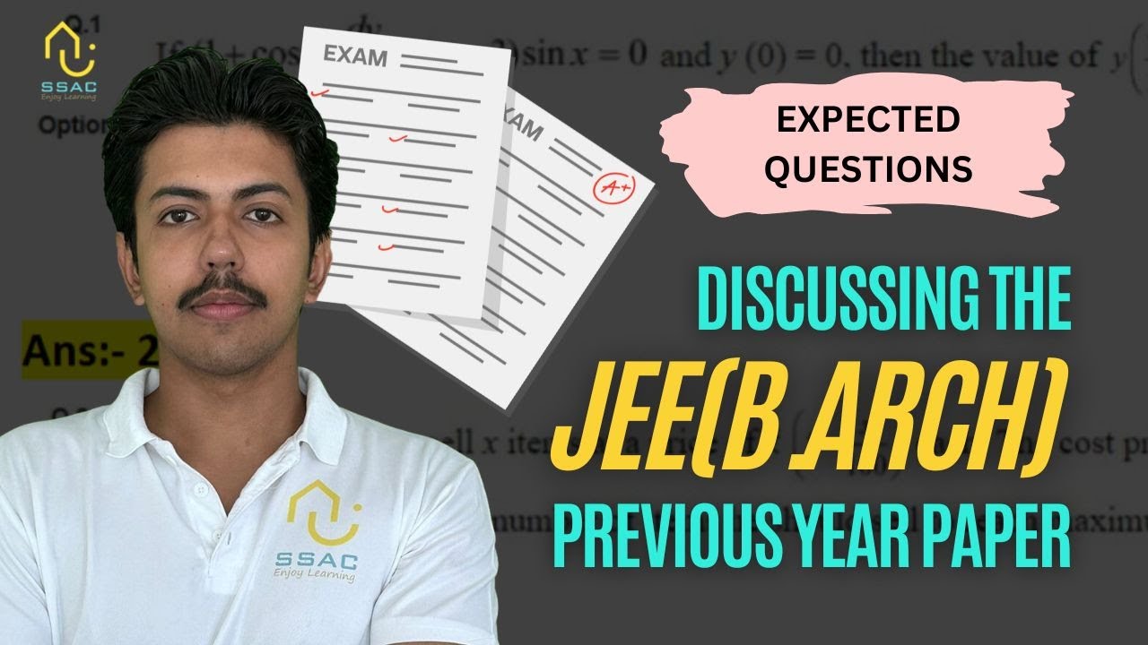 JEE Paper 2 (B.Arch) Previous Year Question Paper Analysis and Solutions | 2024 2nd Attempt Paper