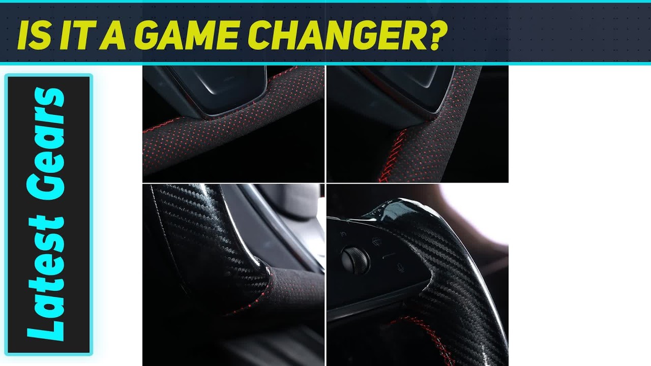 `MEWANT Steering Wheel Covers: Tesla Yoke's Ultimate Luxury Upgrade!